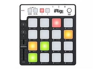 (中古品) IK Multimedia iRig Pads midiグルーブ ・制御装置【国内定まり品】 IP-IRIG-PADS-AS