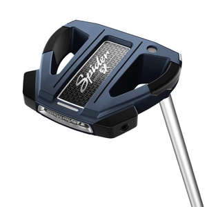 (中古品) TAYLORMADE(テーラーメイド)SPIDEREX(スパイダーイーエックス)パター【カタログ純正シャフト装着モデル】スモールスラントメンズゴルフクラブ右WH/NVホワイト/ネイビー33インチ