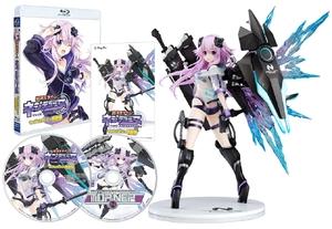 (中古品) 【次元の旅人ネプテューヌ ジェネレーターユニットver.スケールフィギュア、シューティングゲーム「TOP NEP」同梱】OVA「超次元ゲイム ネプテューヌ ~ねぷねぷだらけのフェスティバル~」Blu-ray LIMITED EDITION