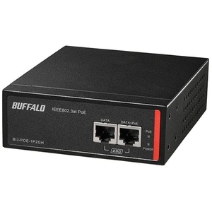 (中古品) バッファロー BIJ-POE-1P2GH 法人向け af/at PoEインジェクター