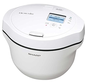 (中古品) SHARP 水なし自動調理鍋 HEALSiO ヘルシオ ホットクック 2.4Lタイプ ホワイト系 KN-HW24G-W