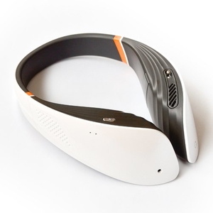 (中古品) ECOVACS ポータブル 空気清浄機 ARIA PM2.5対応 ヘッドフォンスタイル ホワイト×ブラック