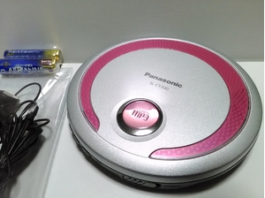 (中古品)Panasonic ポータブルCDプレーヤー SL-CT500 ピンク