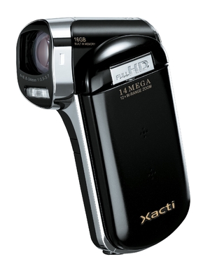 (中古品) SANYO デジタルムービーカメラ Xacti CG110 ブラック DMX-CG110(K)