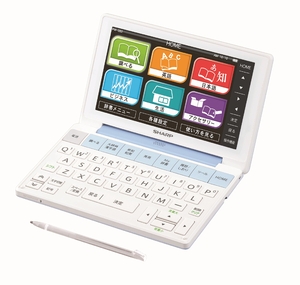 (中古品) シャープ カラー電子辞書Brain ビジネスモデル ブルー系 PW-SB2-A