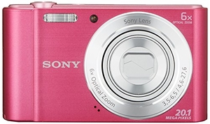 (中古品) ソニー SONY デジタルカメラ Cyber-shot W810 光学6倍 ピンク DSC-W810-P