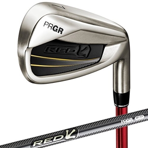 (中古品) PRGR(プロギア) RED 16RED TITAN FACEアイアン M37CB 5本セット #6-P RED 番手:#7