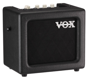(中古品) VOX ギター用 モデリングアンプ MINI3-G2 BK ブラック 自宅練習 ストリートに最適 持ち運び 電池駆動 マイク入力 MP3接続 ヘッドフォン使用可 3W