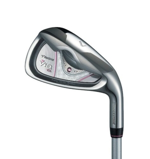 (中古品) ブリヂストン(BRIDGESTONE) ツアーステージ ViQ CL レディースアイアン VT-401I 5本セット(番手:#7~9,PW,SW) フレックス:L