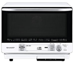 (中古品) シャープ 過熱水蒸気オーブンレンジ 2段調理 31L ホワイト RE-V100A-W