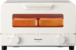 (中古品) パナソニック トースター オーブントースター 4枚焼き対応 30分タイマー搭載 ホワイト NT-T501-W