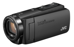 (中古品) JVCケンウッド JVCKENWOOD ビデオカメラ Everio R 防水 防塵 Wi-Fi 64GB内蔵メモリー マットブラック GZ-RX680-B