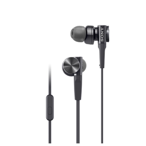 (中古品) ソニー イヤホン 重低音モデル MDR-XB75AP : カナル型 リモコン・マイク付き ブラック MDR-XB75AP B