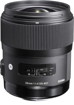 (中古品) シグマ(Sigma) SIGMA シグマ Nikon Fマウント レンズ 35mm F1.4 DG HSM 単焦点 広角 フルサイズ Art 一眼レフ 専用