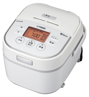 (中古品) タイガー IH 炊飯器 3合 ホワイト レシピ付 tacook 炊きたて 炊飯 ジャー JKU-A551-W Tiger