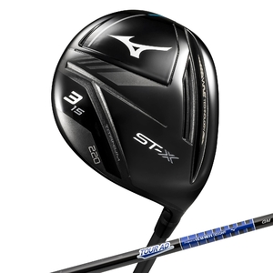 (中古品) MIZUNO(ミズノ) ゴルフクラブ ST-X 220 チタンフェアウエーウッド メンズ 右利き用 【カタログ純正シャフト装着モデル】 TOUR AD GM F カーボンシャフト 番手/3番 ロフト角/15度 フレックス/S 5KJTB49753