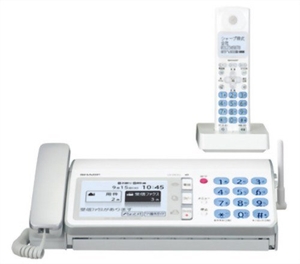 (中古品) シャープ デジタルコードレスFAX 子機1台付き UX-D82CL