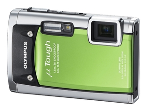 (中古品) OLYMPUS 防水デジタルカメラ μ TOUGH 6020 グリーン μ TOUGH-6020 GRN