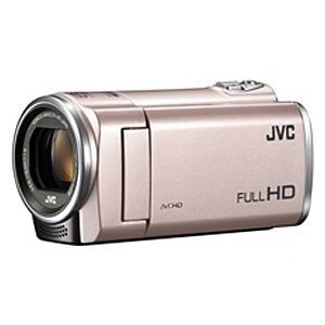 (中古品) JVC SD対応 8GBメモリー内蔵フルハイビジョンビデオカメラ（ピンクゴールド） GZ-E150-N