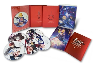 (中古品) 【】Fate/stay night [Unlimited Blade Works] Blu-ray Disc Box I(メーカー早期予約特典:武内崇描き下ろしイラストA3タペストリー付)(描き下ろしB1布ポスター、CDサイズスチールケース付)(完全生産限定版)