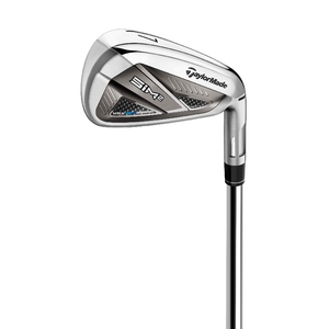 (中古品) TAYLORMADE(テーラーメイド)SIM2MAX(シムツーマックス)アイアン【カタログ純正シャフト装着モデル】スチールシャフトメンズゴルフクラブ右セット構成IR#6/IR#7/IR#8/IR#9/IR#PWフレックス:R