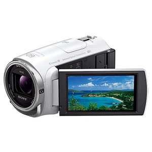 (中古品) SONY HDビデオカメラ Handycam HDR-CX670 ホワイト 光学30倍 HDR-CX670-W
