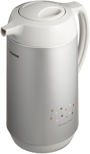(中古品) 象印マホービン(ZOJIRUSHI) ガラス魔法瓶 保温卓上ポット 1000ml メタリックグレー AG-KD10-HM