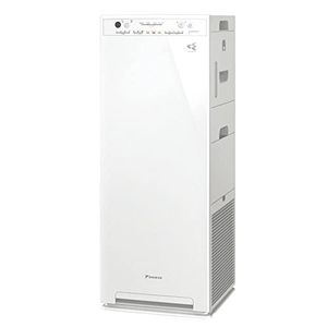 (中古品) ダイキン 加湿 空気清浄機 MCK55Y-W 25畳 ホワイト ストリーマ スリム 静音設計 強力吸引 壁際設置 お手入れ簡単 省エネ ウイルス 花粉 ハウスダスト PM2.5 脱臭