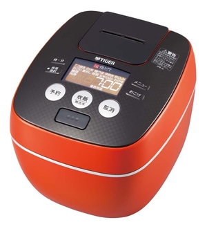 (中古品) タイガー 炊飯器 5.5合 圧力 IH アーバン オレンジ 炊きたて 炊飯 ジャー JPB-G101-DA Tiger