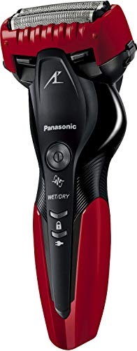 (中古品) パナソニック ラムダッシュ メンズシェーバー 3枚刃 お風呂剃り可 赤 ES-ST2S-R