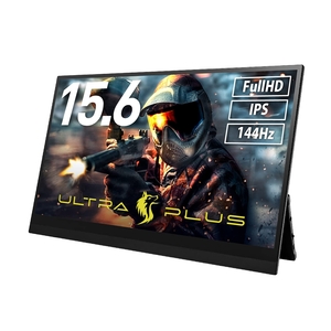(中古品) プリンストン ULTRA PLUS 15.6型 モバイルディスプレイ(Full HD/IPS/144Hz/10点タッチ機能/スタンド付) UP-M156THD