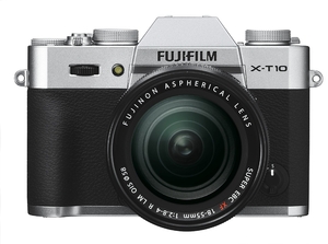 (中古品) FUJIFILM ミラーレス一眼 X-T10 レンズキット シルバー X-T10LK-S