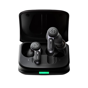 (中古品) オーディオテクニカ ATH-TWX7 ワイヤレスイヤホン bluetooth ノイズキャンセリング 最大約20時間再生 通話品質強化 マルチポイント対応 ノイズキャンセル ヒアスルー 低遅延モード LDAC対応 SBC AAC IPX4防滴 急速充電 Qiワイヤレス充電【国内正規品】 ブラック A...