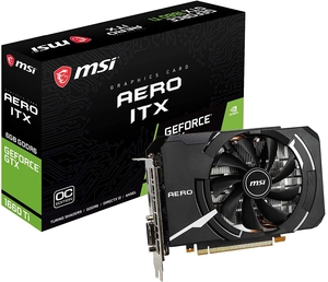 (中古品) MSI GeForce GTX 1660 Ti AERO ITX 6G OC グラフィックスボード VD6893