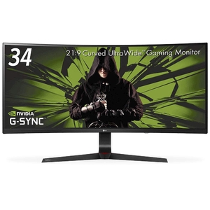 (中古品) LG ゲーミング ディスプレイ モニター 34UC89G-B 34インチ/21:9 曲面Ultra Wide/IPS 非光沢/144Hz/G-Sync対応/DisplayPortHDMIUSB