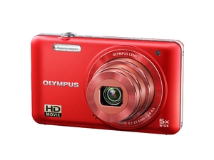 (中古品) OLYMPUS デジタルカメラ VG-145 レッド 1400万画素 広角26mm 光学5倍ズーム 3.0型液晶 VG-145 RED