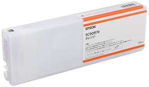 (中古品) EPSON 純正インクカートリッジ SC9OR70 オレンジ/700ml