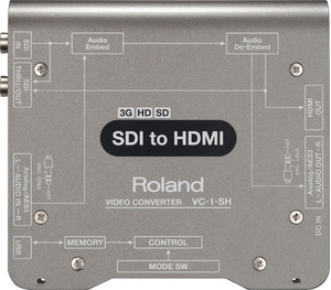 (中古品)Roland ローランド ビデオコンバーター VC-1-SH SDI信号をHDMI信号へ変換 1080p/3G-SDI対応 堅牢設計 ラックマウント