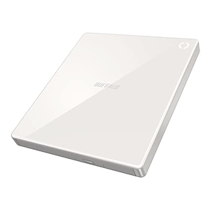 (中古品) バッファロー ラクレコ iPhone スマホ CD 取り込み CDレコーダー 語学 学習 プレーヤー パソコン不要 Wi-Fiモデル 【 iOS ・ Android/iPad/ウォークマン (Androidモデル) / Fireタブレット 対応 】 ホワイト RR-W1-WH/N
