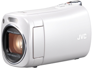 (中古品) JVCKENWOOD JVC ビデオカメラ BabyMovie 内蔵メモリー8GB ホワイト GZ-N1-W