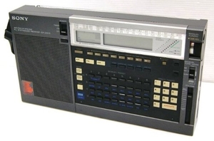 (中古品) SONY ソニー ICF-2001D AIR FM LW MW SW PLL SYNTHESIZED RECEIVER シンセサイザーレシーバー (FM 長波 中波 短波 ラジオ BCLラジオ)