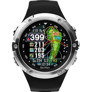 (中古品) Shot Navi W1 Evolve(ショットナビ) ブラック×シルバー GPSゴルフナビ ゴルフ距離計 競技利用OK 高低差 フェアウェイナビ グリーンビュー 海外コース対応