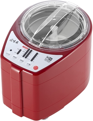 (中古品) 山本電気 家庭用精米機 MICHIBA KITCHEN PRODUCT 匠味米 レッド MB-RC52R