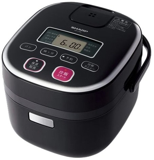 (中古品) シャープ 電子ジャー炊飯器0.54Lタイプ ブラック系 KS-C5G-B