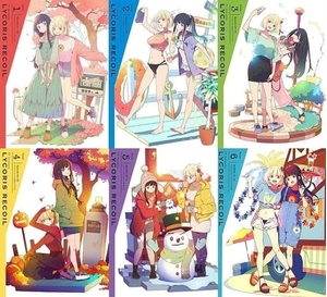(中古品) 【Blu-ray】リコリス・リコイル 完全生産限定版 全6巻セット