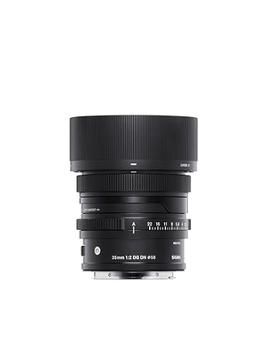 (中古品) SIGMA シグマ Sony Eマウント レンズ 35mm F2 DG DN 単焦点 広角 フルサイズ Contemporary ミラーレス 専用