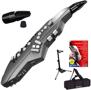 (中古品) Roland/AE-05 Aerophone GO エアロフォン デジタル管楽器 専用ケース付 【マウスピースセット】