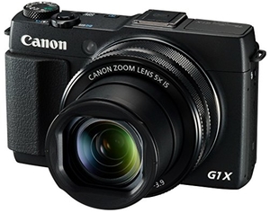 (中古品) Canon デジタルカメラ Power Shot G1 X Mark II 光学5倍ズーム F値2.0 ブラック PSG1X MARKII