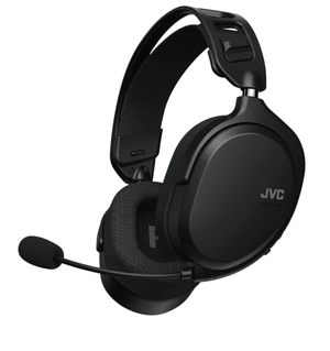 (中古品) JVCケンウッド GG-01W ゲーミングヘッドセット ワイヤレス対応 本体質量約209g軽量ボディ ブラック