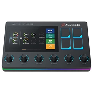 (中古品) AVerMedia LIVE STREAMER NEXUS AX310 オーディオミキサー & 配信者向けコントロールセンター DV602